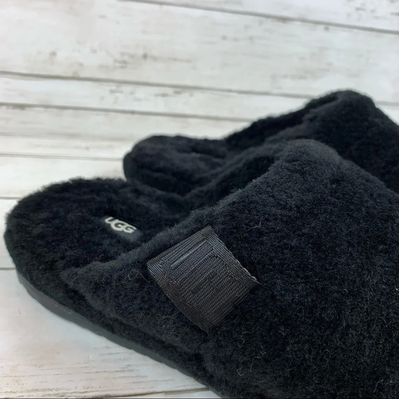 UGG Fluff You Black Slippers main image 11
